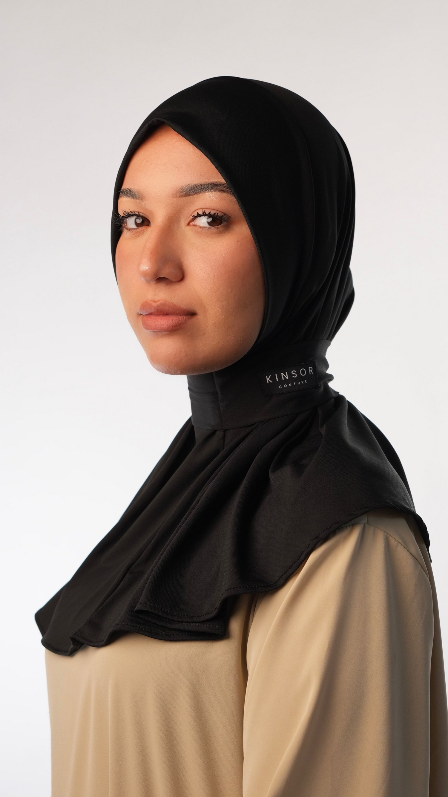 KINSOR™ Easy-Wear Hijab - Black