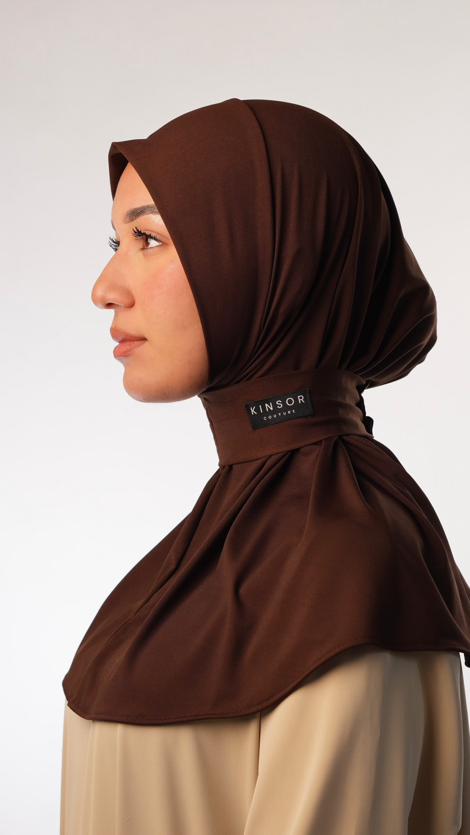 KINSOR™ Easy-Wear Hijab - Cocoa