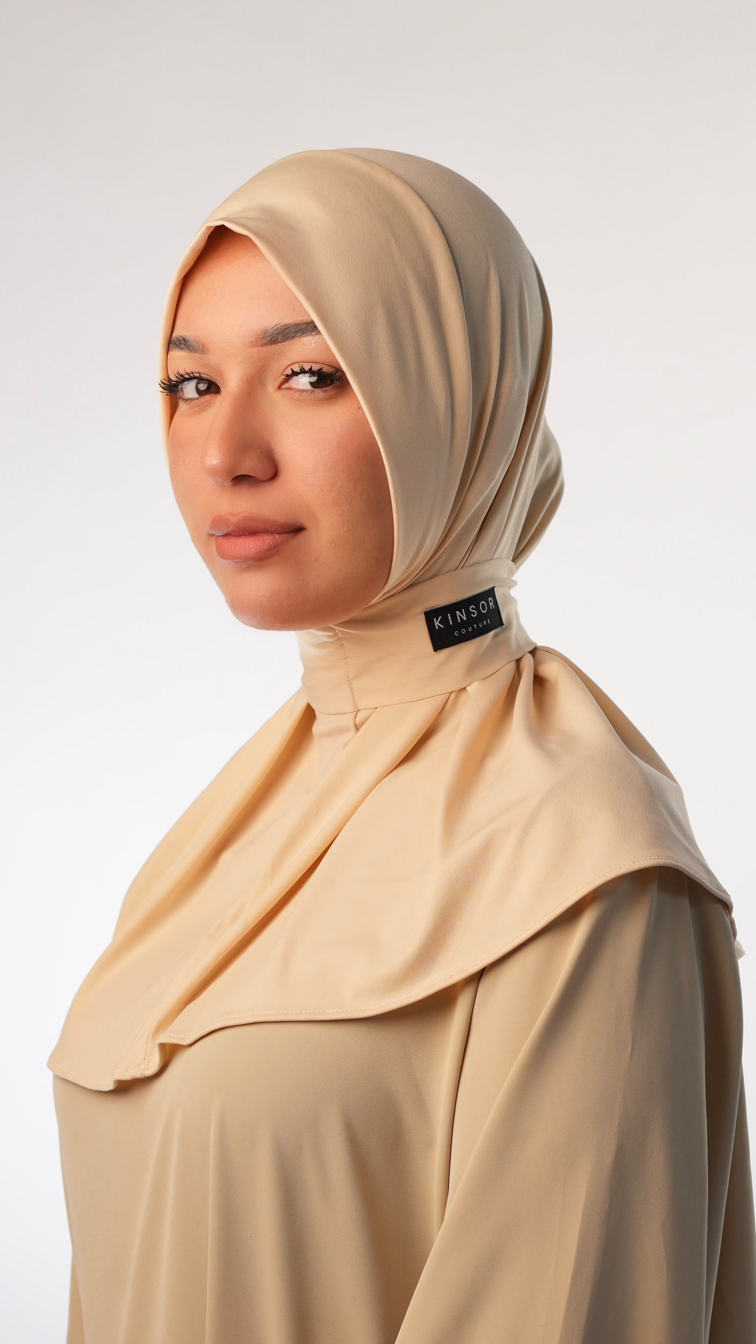 KINSOR™ Easy-Wear Hijab - Oat Milk