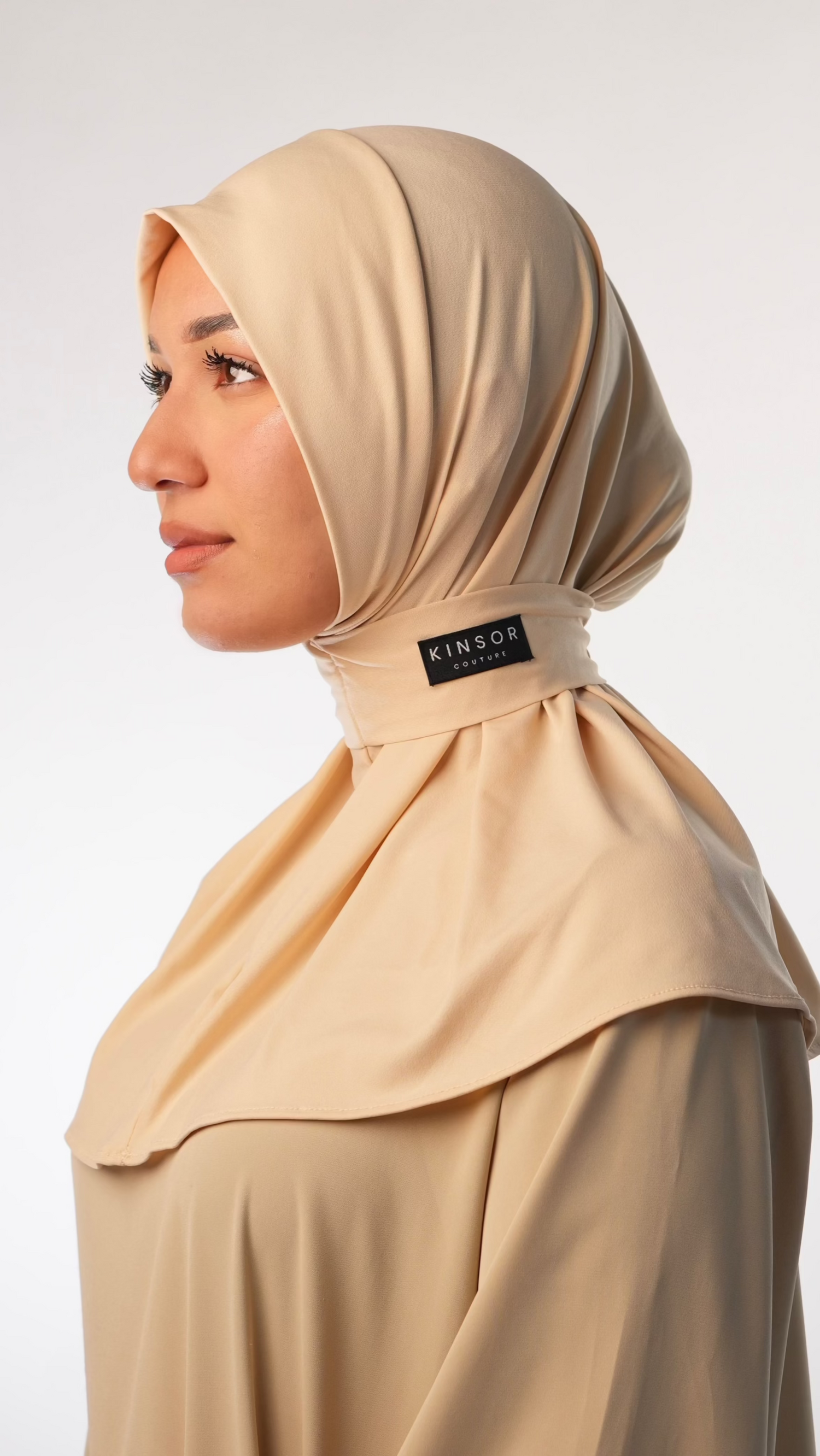 KINSOR™ Easy-Wear Hijab - Oat Milk